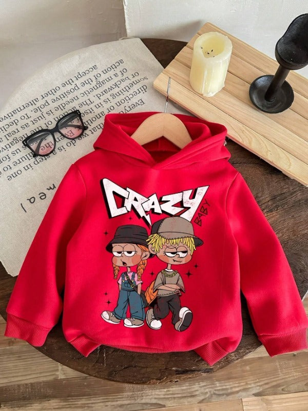 Crazy Baby Graphic Hoodie