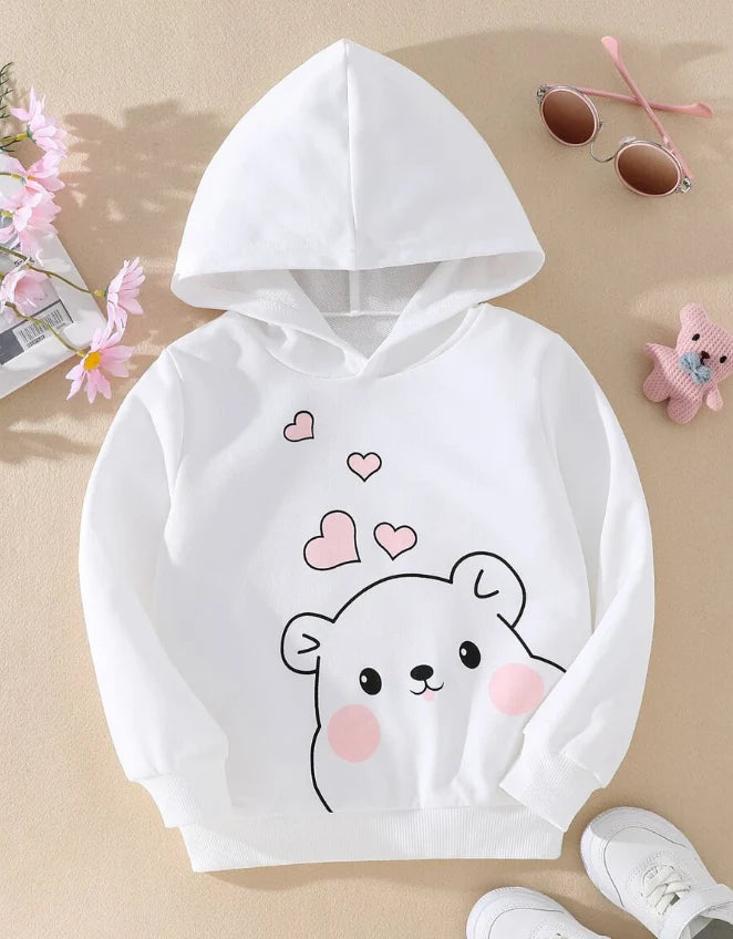 Cute White Bear Hood