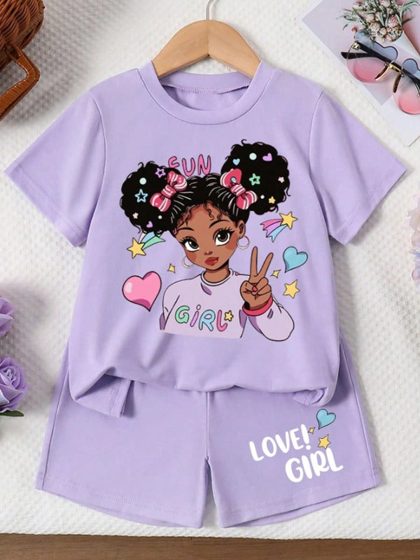 Fun Girl Graphic Set