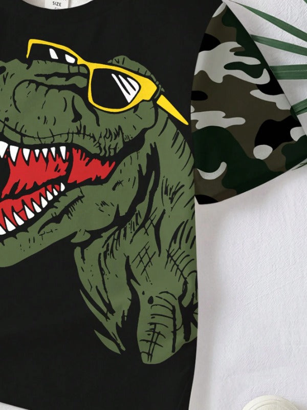 HR Camo Dino Graphic Tee