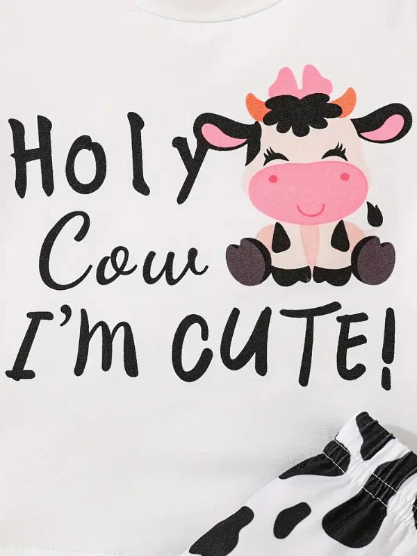 Holy Cute Cow Graphic Set