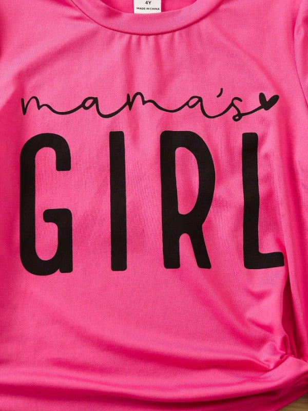 Mamas Girl Letter Tee