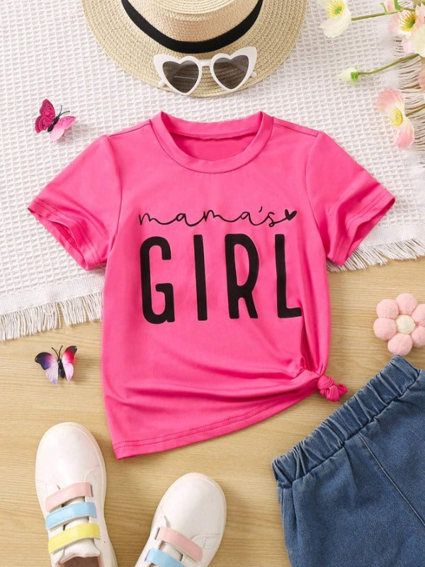 Mamas Girl Letter Tee