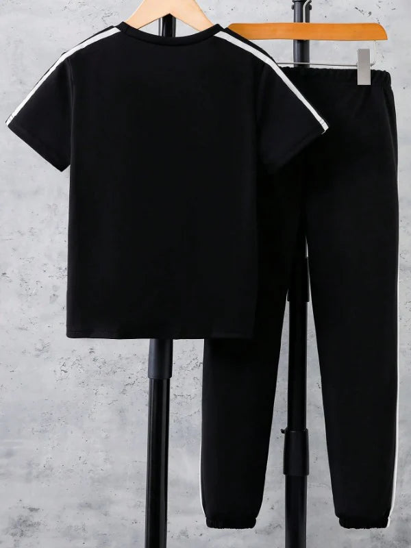 Shoulder Stripes Horns Tracksuit