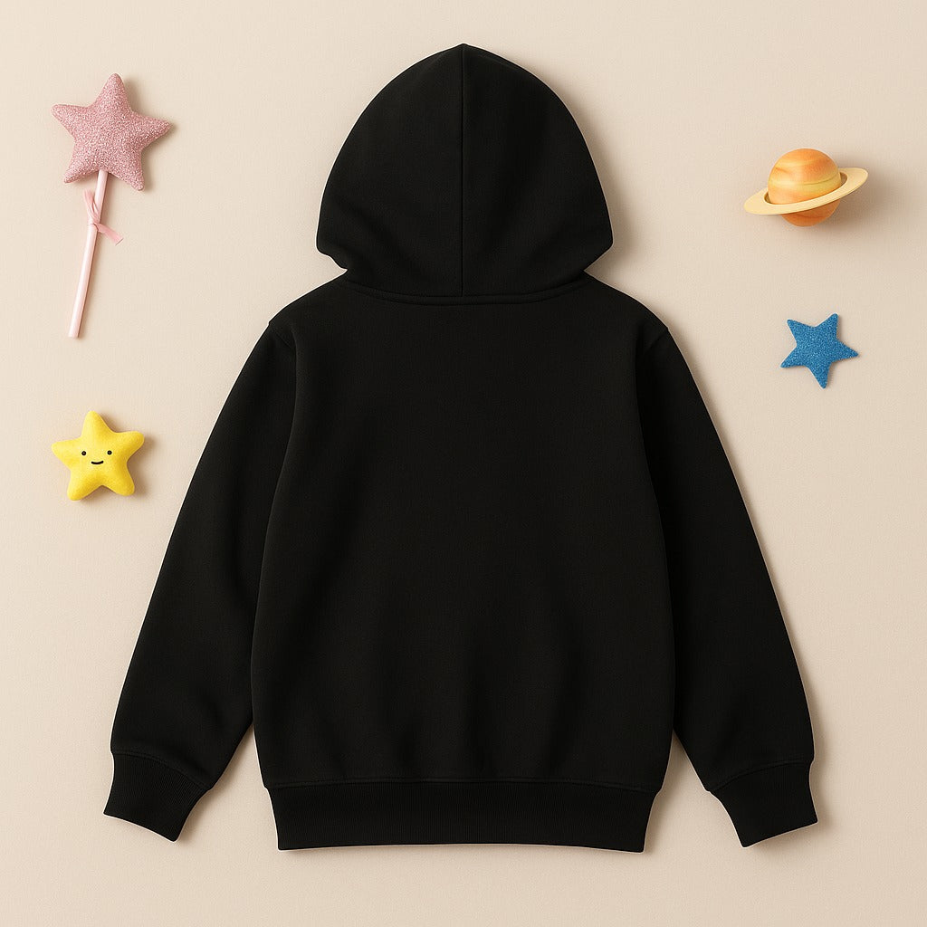 Stars Printed Zipper Hoodie