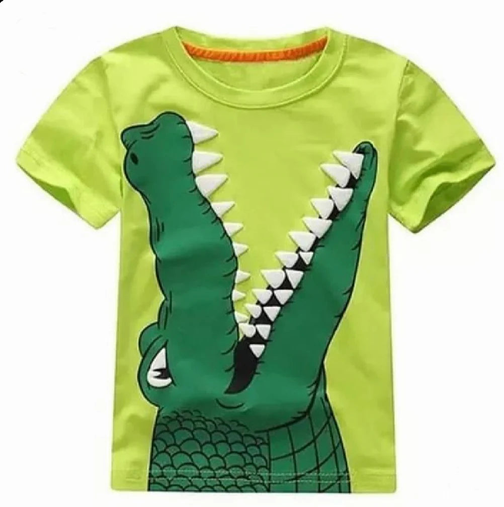 Alligator Graphic Tee (Neon)