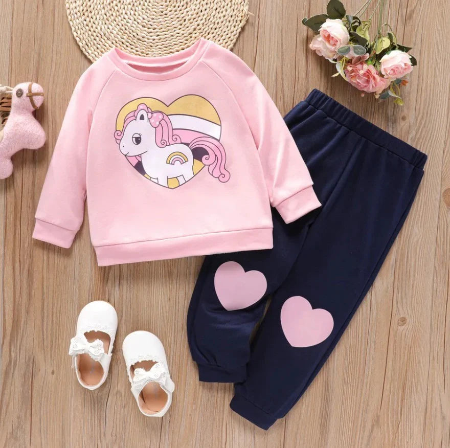 Baby Pink Unicorn Tracksuit