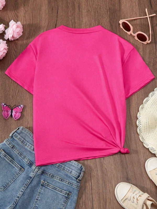 Curly Hairs Girl Graphic Tee