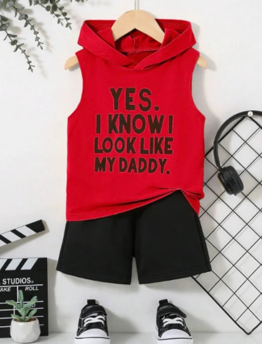 Look Like My Daddy Tank Hood Set