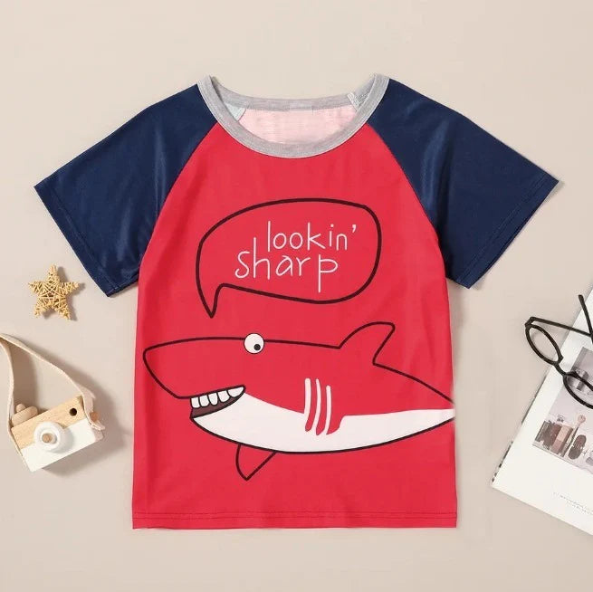 Lookin Sharp Graphic Raglan Tee