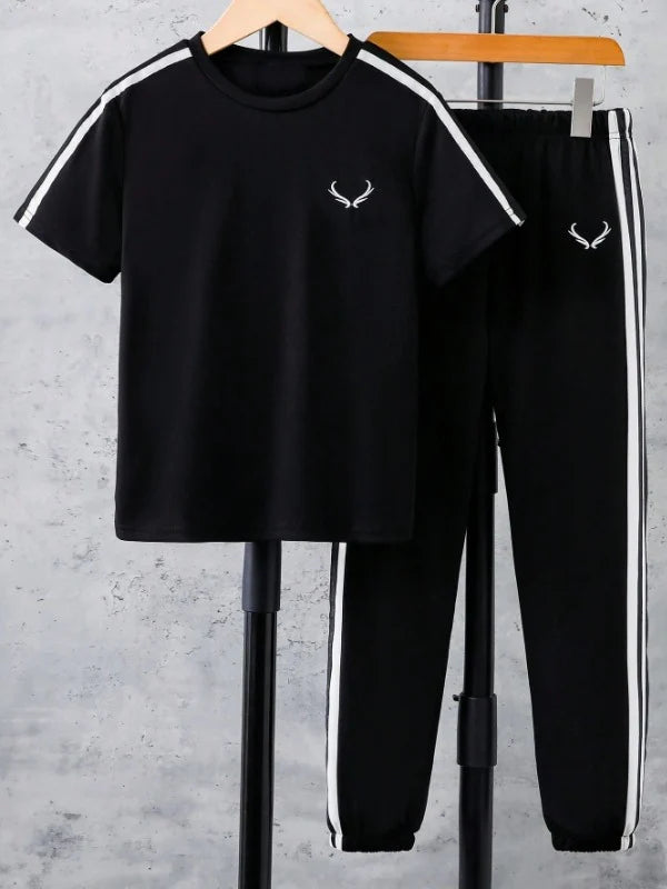 Shoulder Stripes Horns Tracksuit