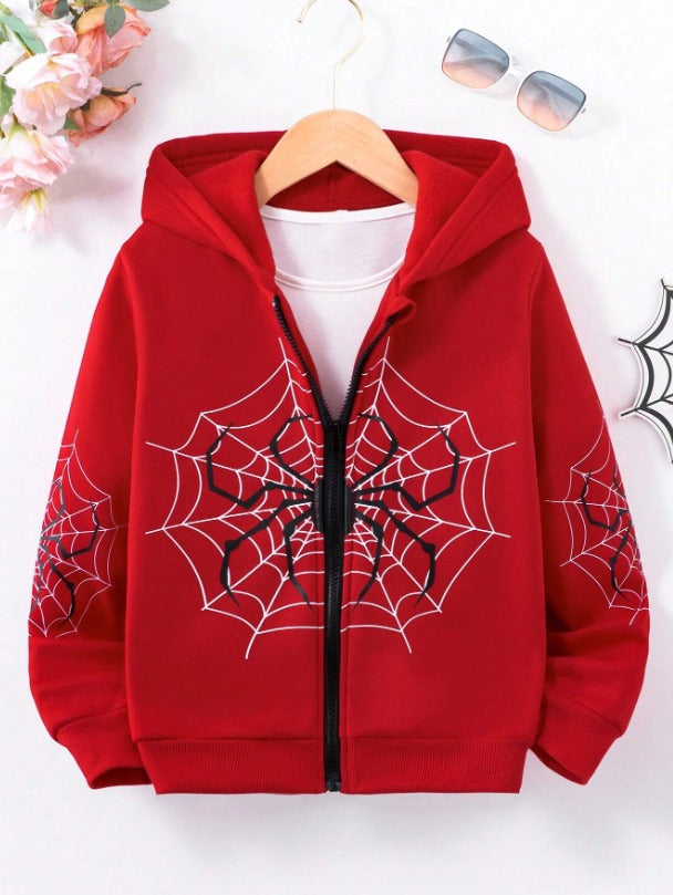 Spider Zipper Hoodie